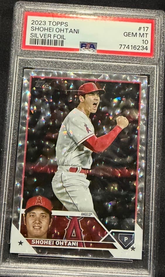 2023 Topps Shohei Ohtani Silver Foil PSA 10